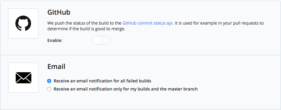 Codeship - Environment Codeship - Configurando 3